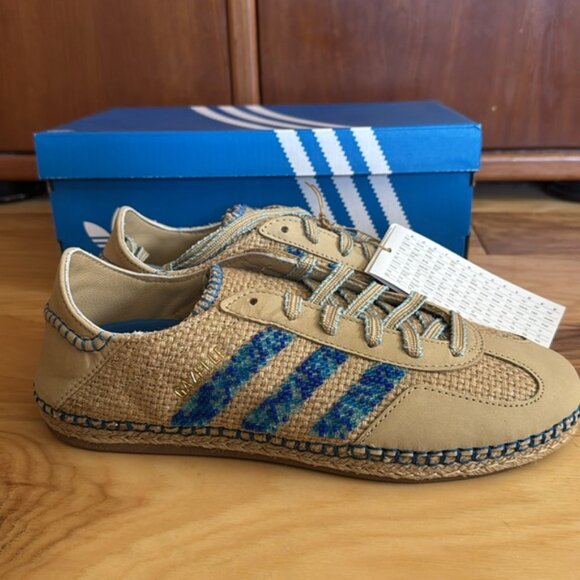 ADIDAS CLOT Gazelle by Edison Chen Linen Khaki - IH3641 Sz 6.5/8 - Picture 8 of 14